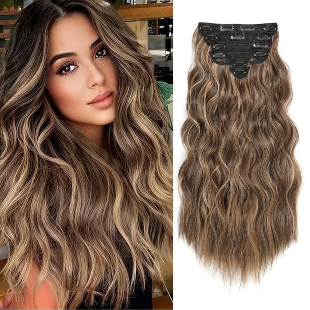 Clip In hair extensions 18inch in length